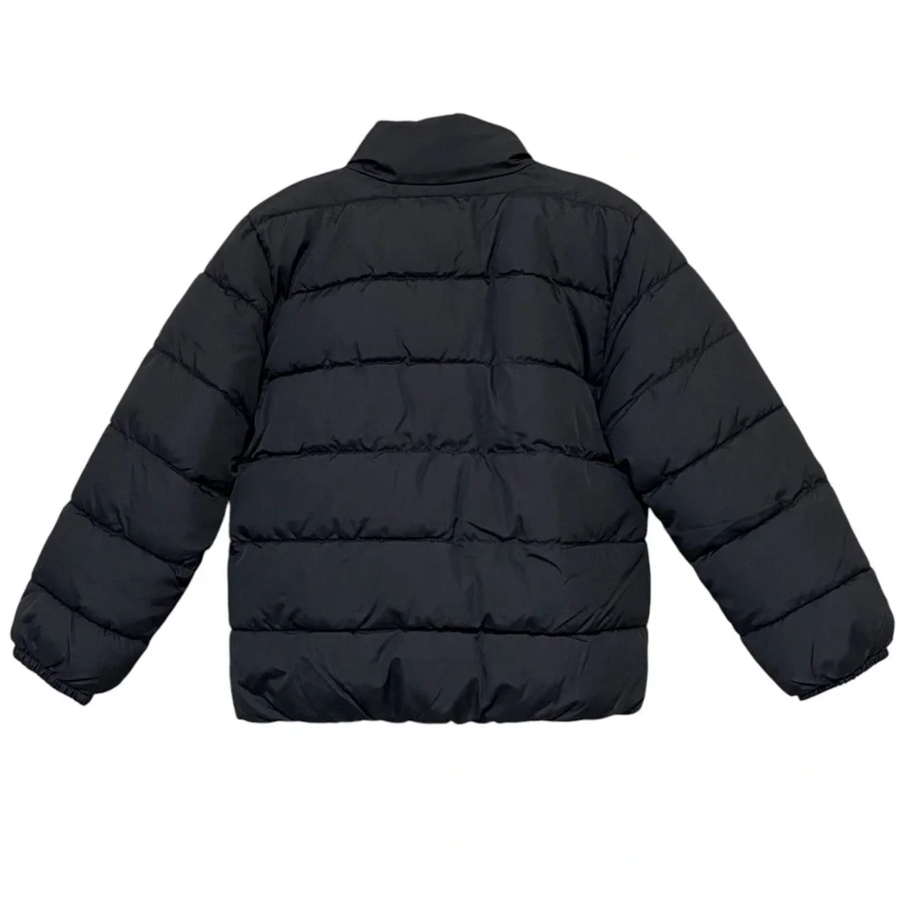 The Children's Place Black Puffer Zip Up Jacket Water Resistant NEW Boy S (5/6)